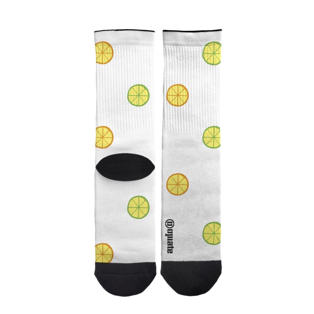 Koctel – socks – Fresh Limes orange