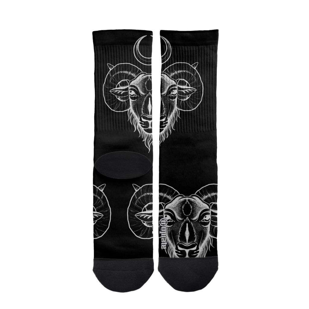 Claudia Vidal – socks – Baphomet