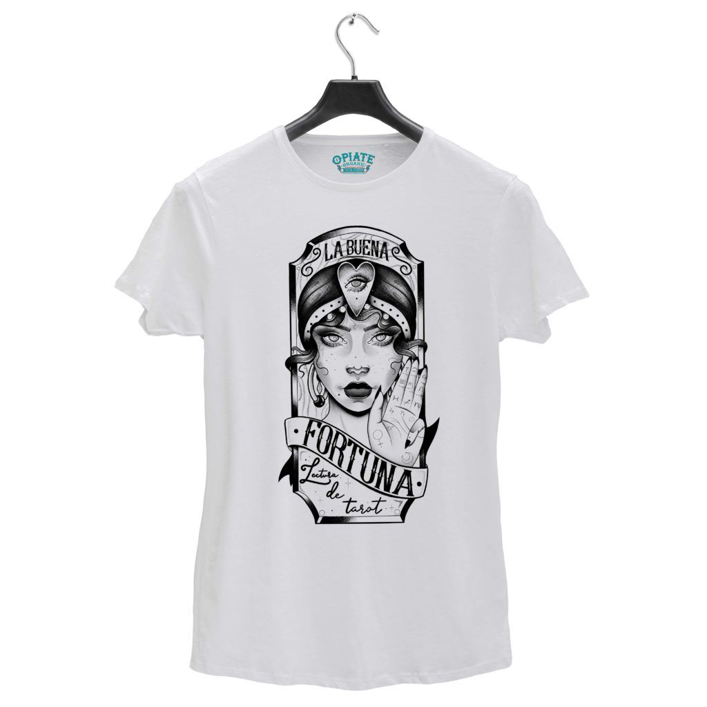 Claudia Vidal – white tshirt – Fortune
