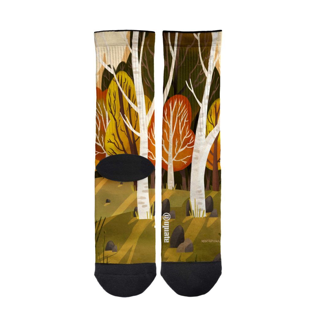 Marta Piedra – socks – Forest