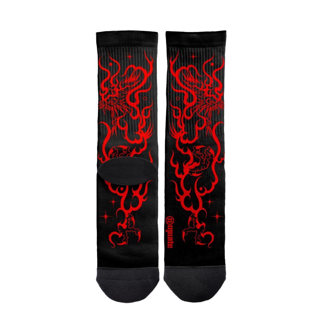 Morteknife – socks – Fire