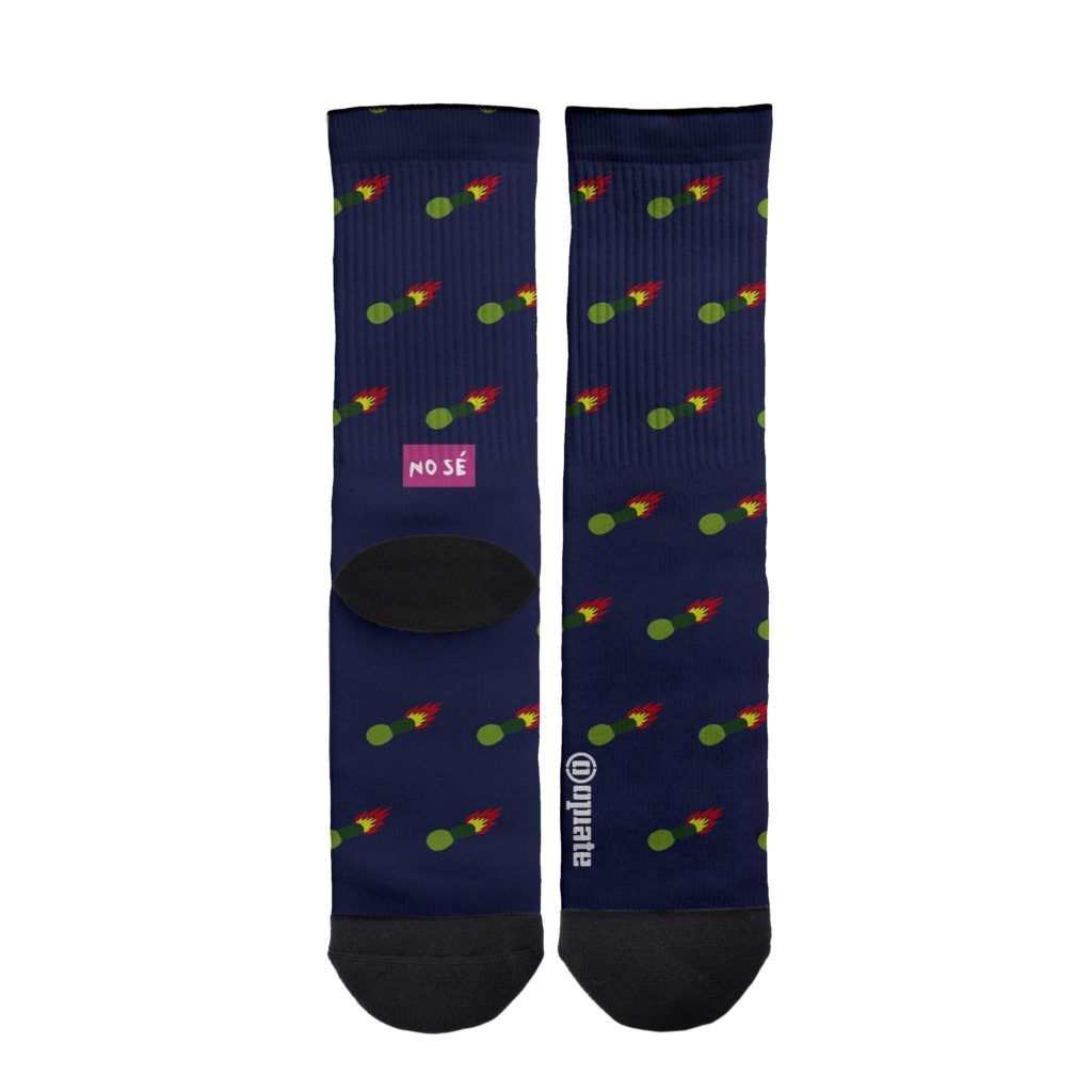 Nose – socks – Burning Kimbos Azul