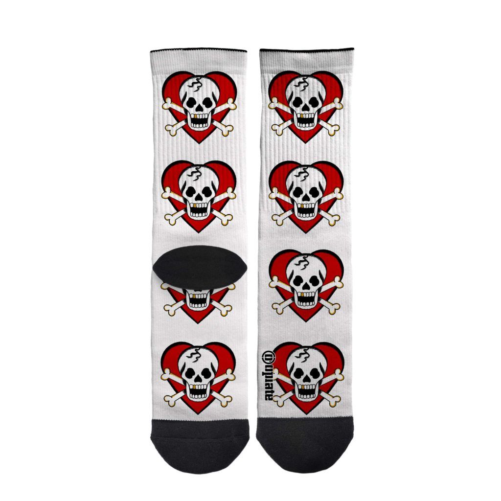 Nuria Ros – socks – Skull