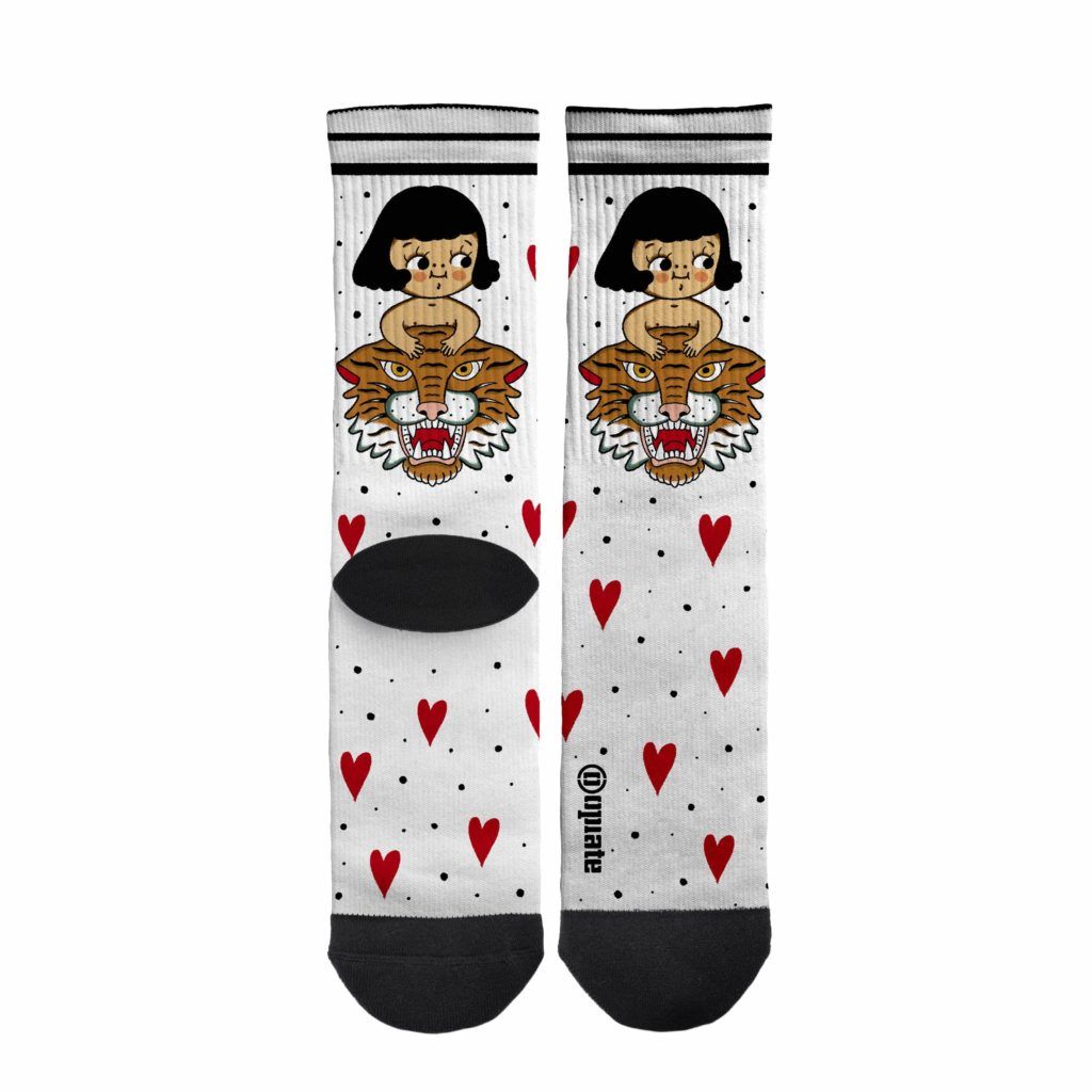 Nuria Ros – socks – Tiger love