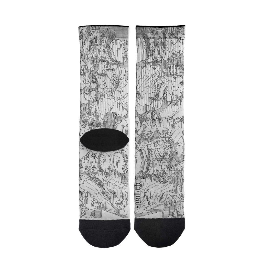 Skip O Neil – socks – Horror Vacui