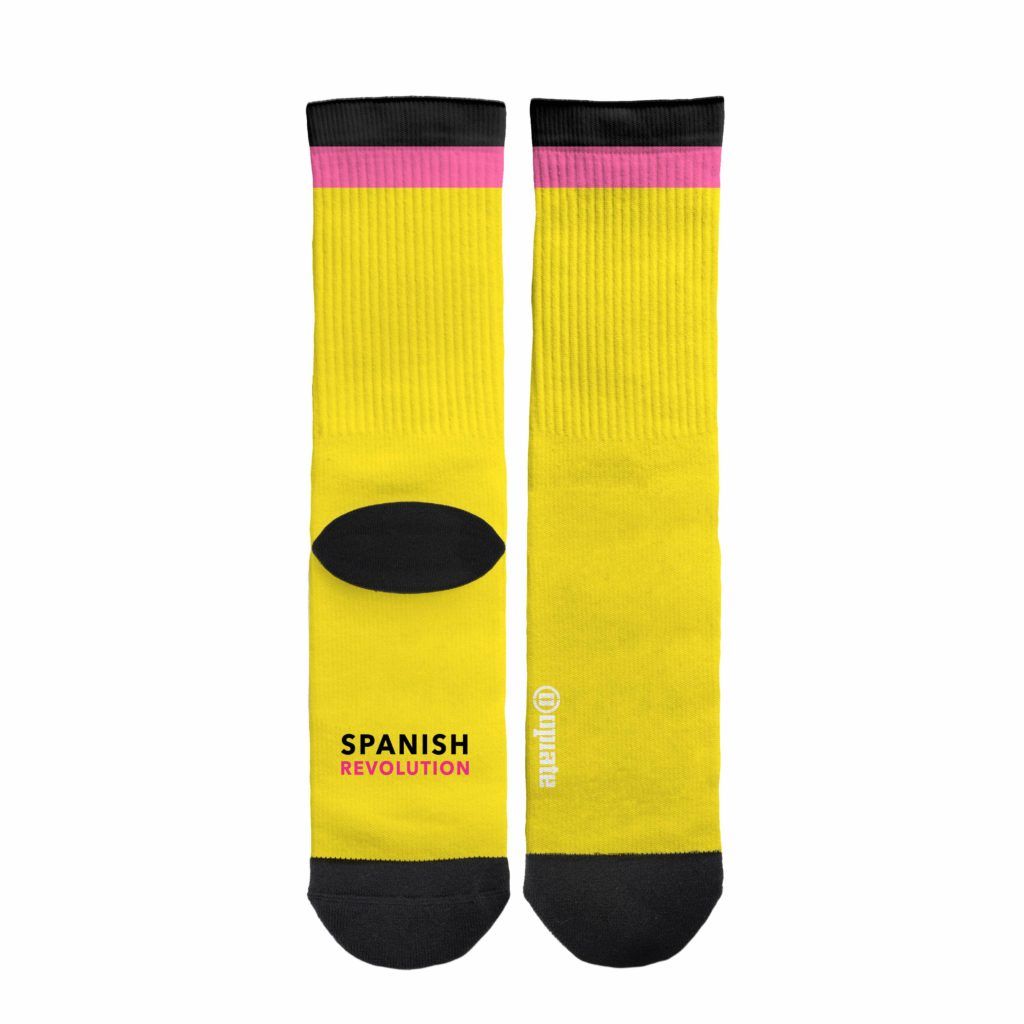 Spanish Revolution – socks – Amarillo