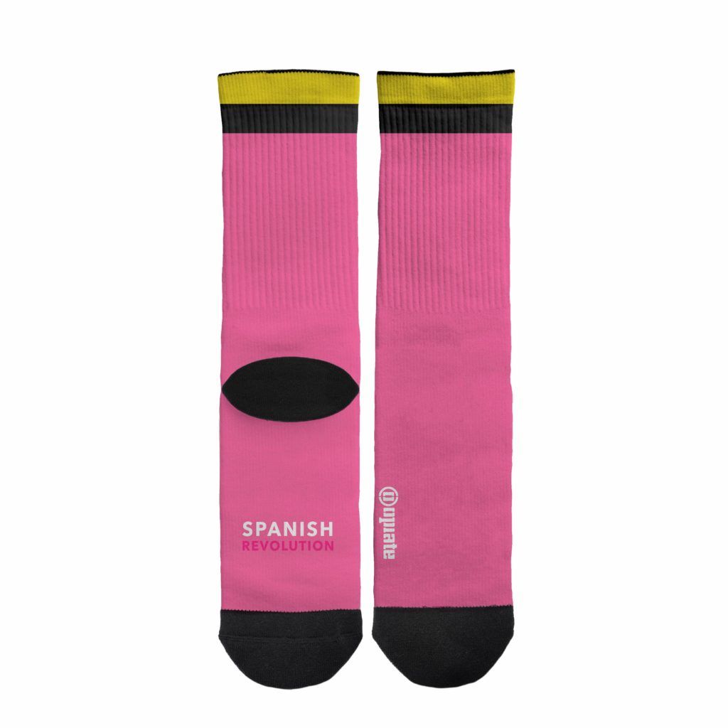 Spanish Revolution – socks – Rosa