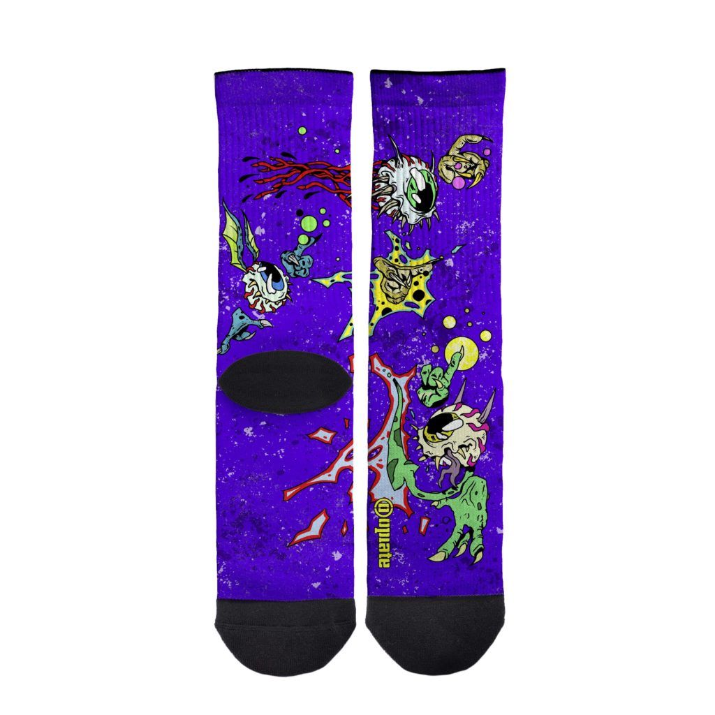 Zrock – socks – Flying Eyeball