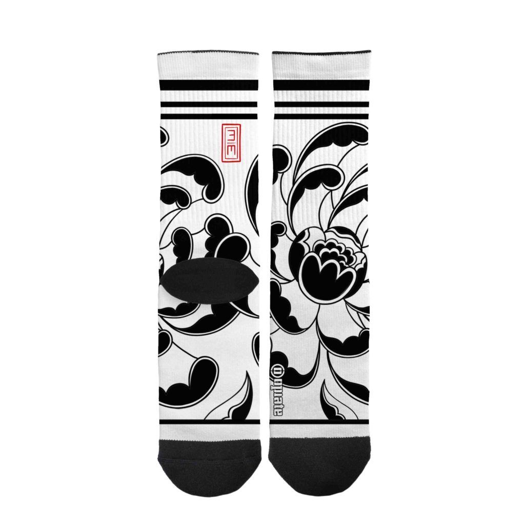 Edu Manadrina – socks – Black Peony