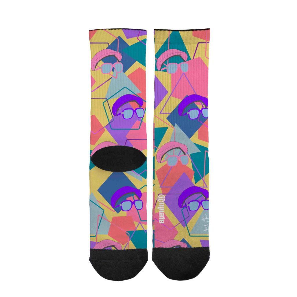 Ikah Moon – socks – American pin