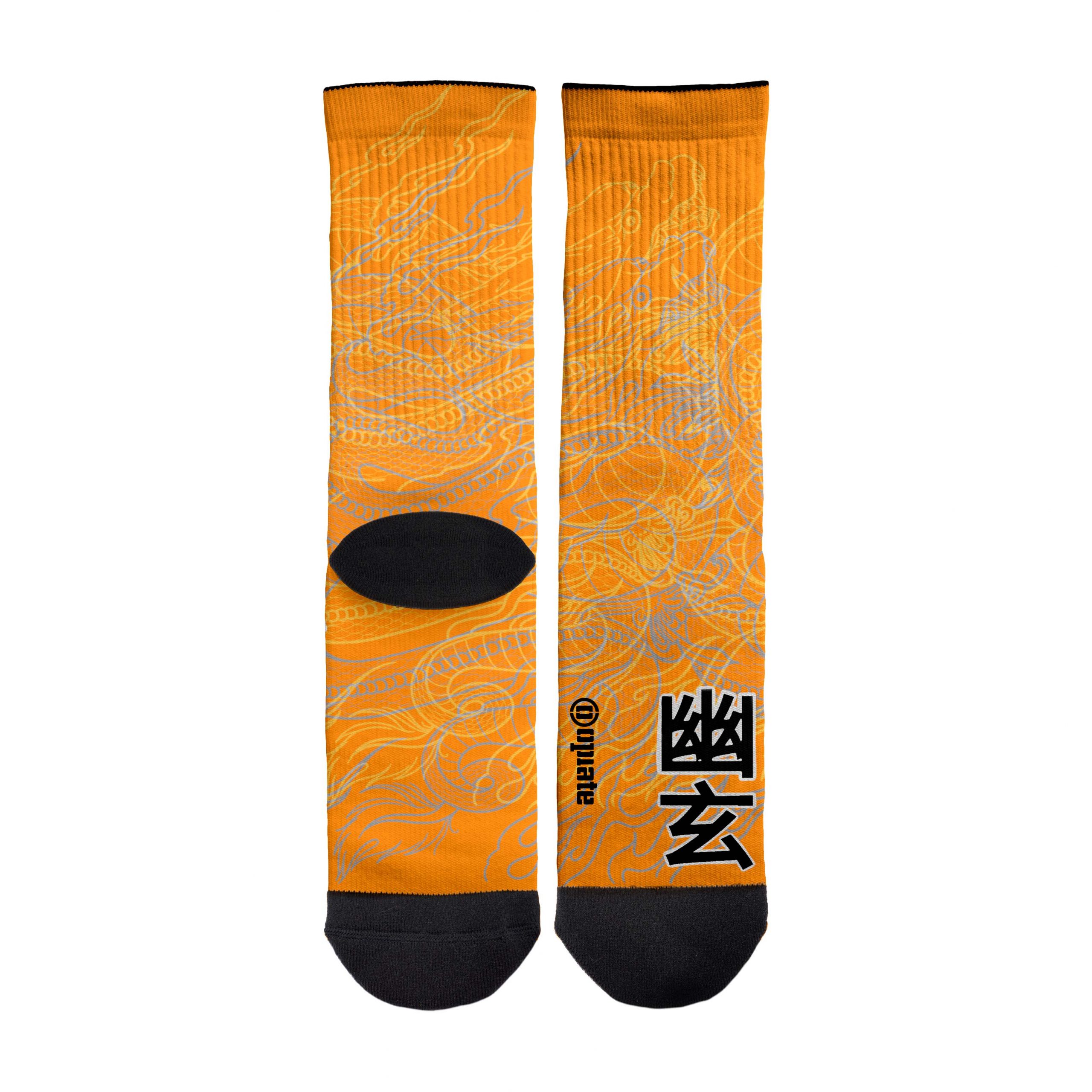Nélida – socks – Dragón Naranja