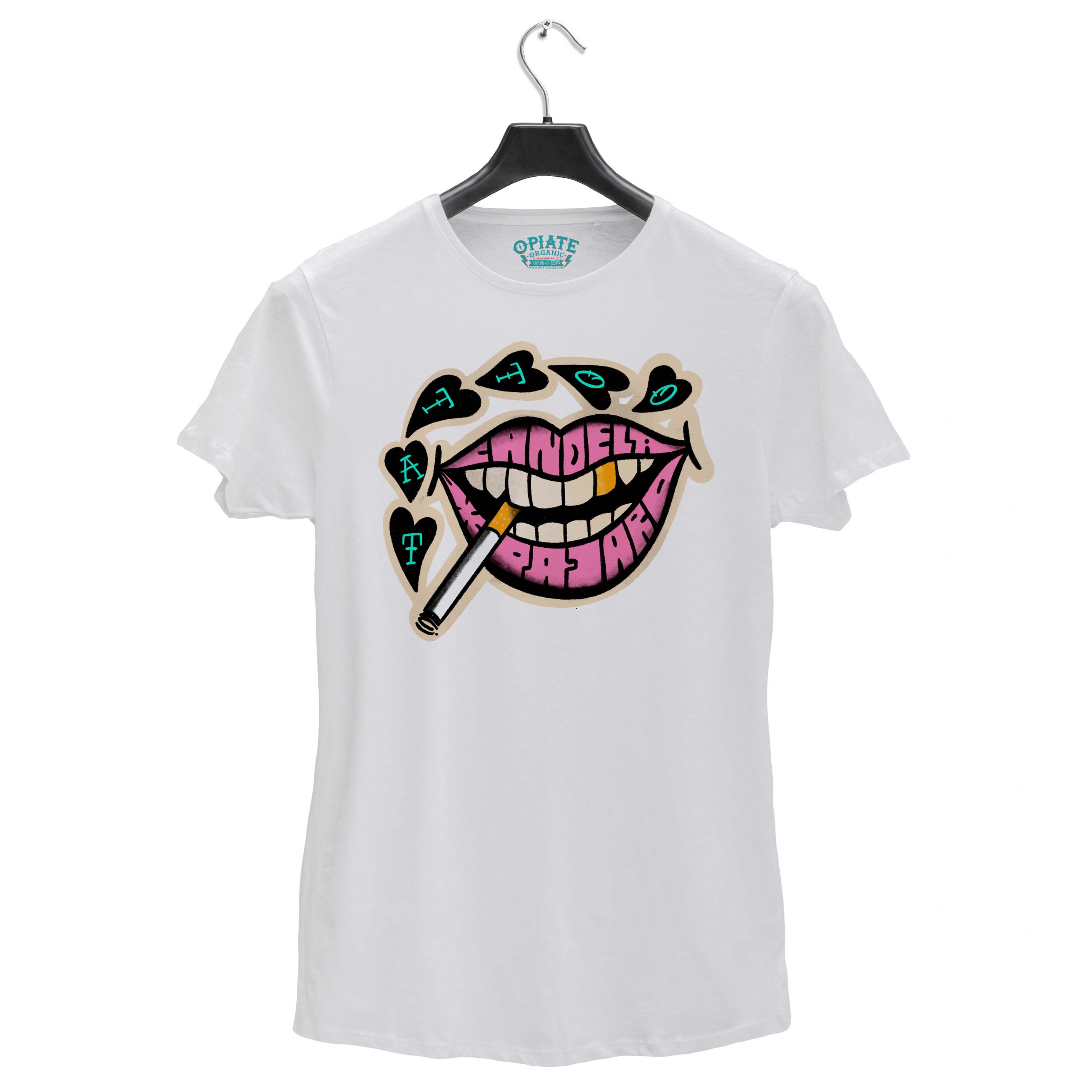 Candela Pájaro – white tshirt – Boca