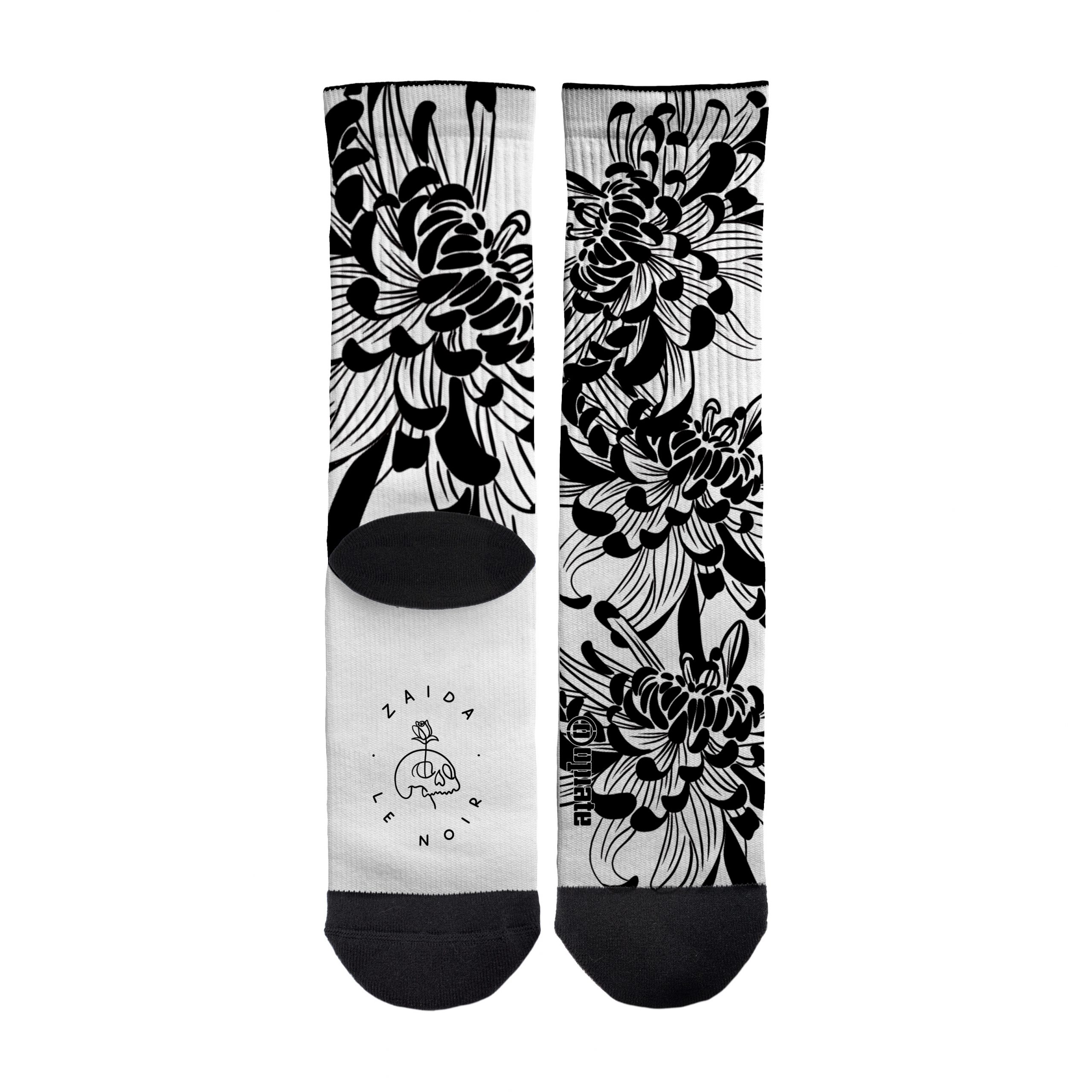 Zaida Le Noir – socks – Crisantemo